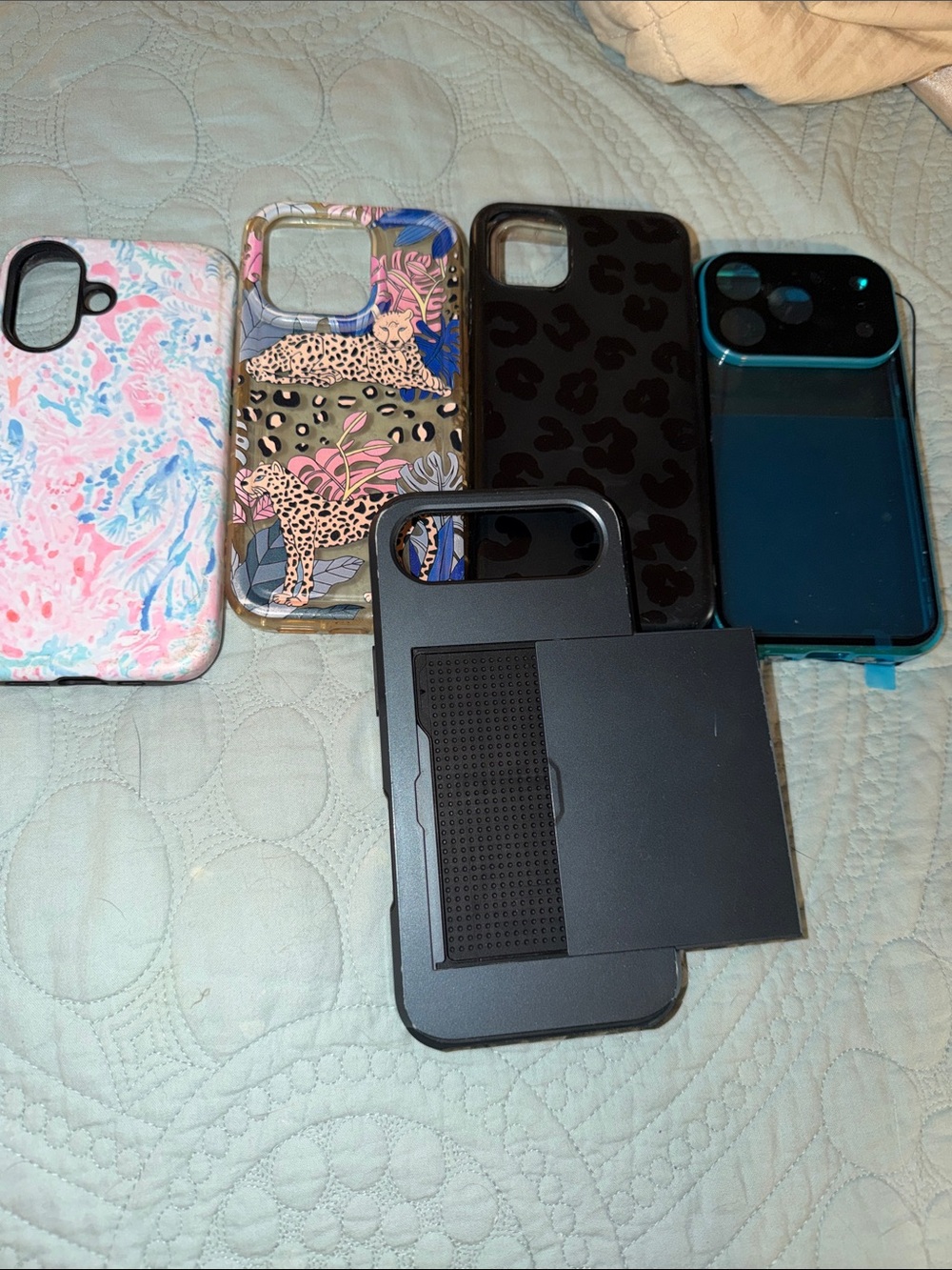 Assorted Black and Blue Phone Cases - Compatible Phone Accessory Pack